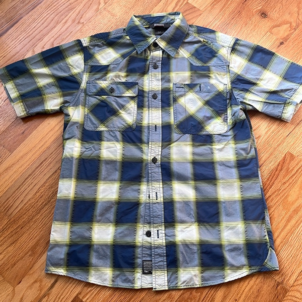 Outdoor research shortsleeved button down